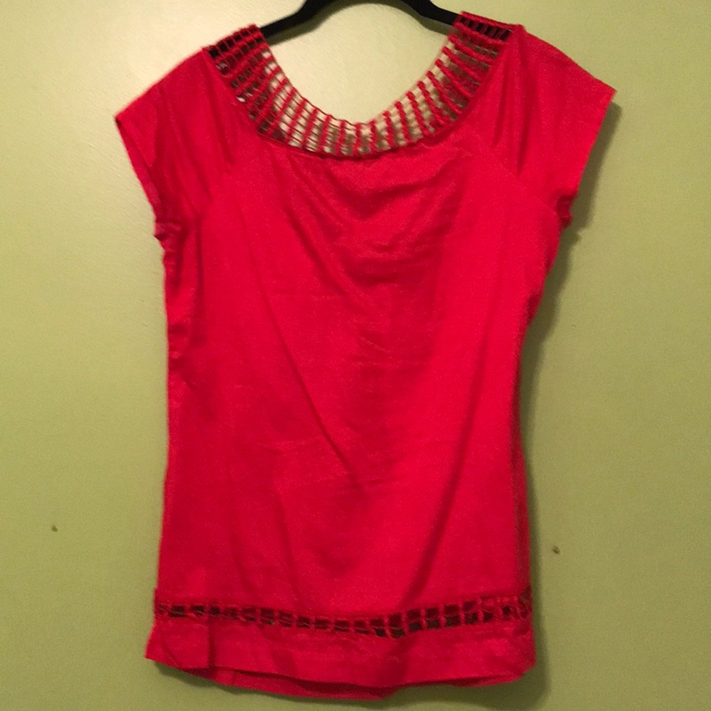 Eyelet cotton blouse - Picture 4 of 4